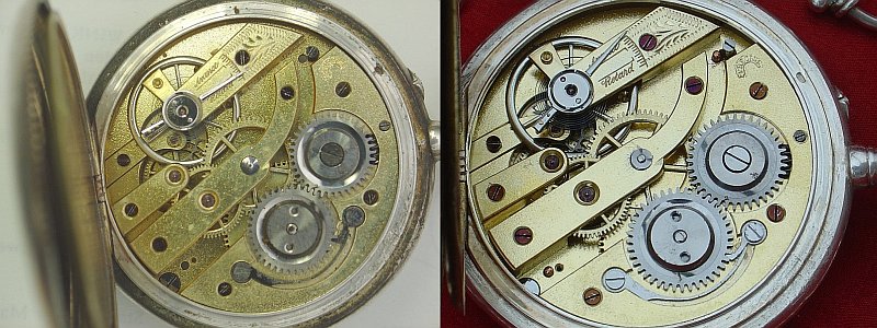 Werk Zifferblattseite